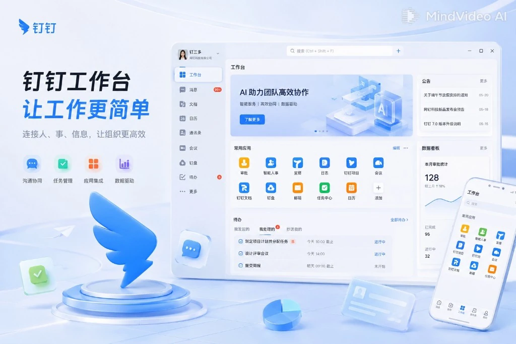 钉钉多维表格数据导出与报表生成智能全景展示